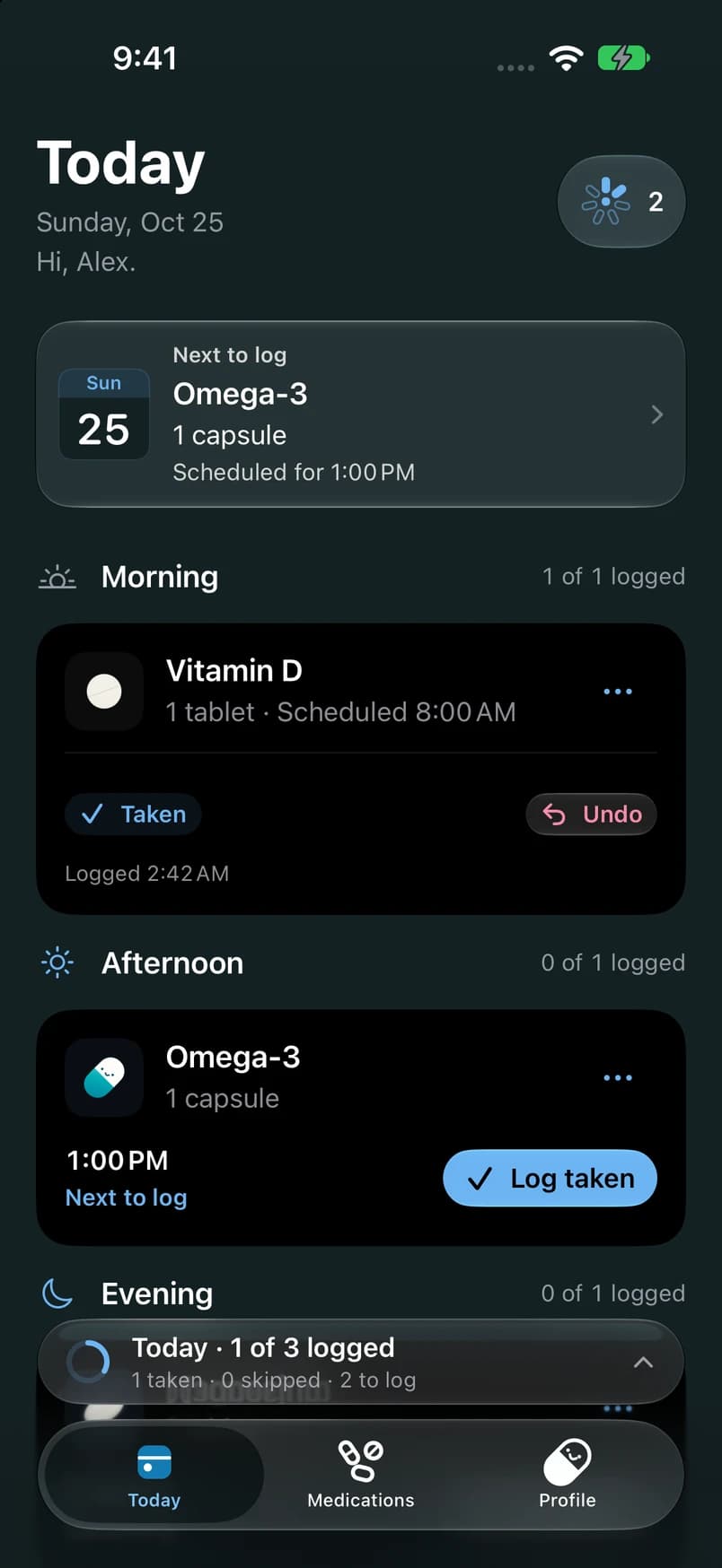 The same daily routine in Dosey's dark appearance